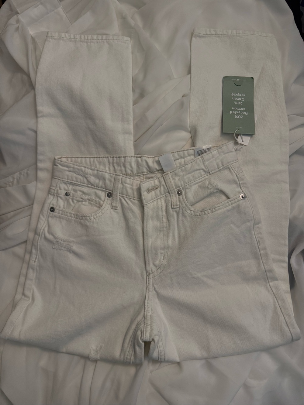 H&M Men's White Skinny Jeans